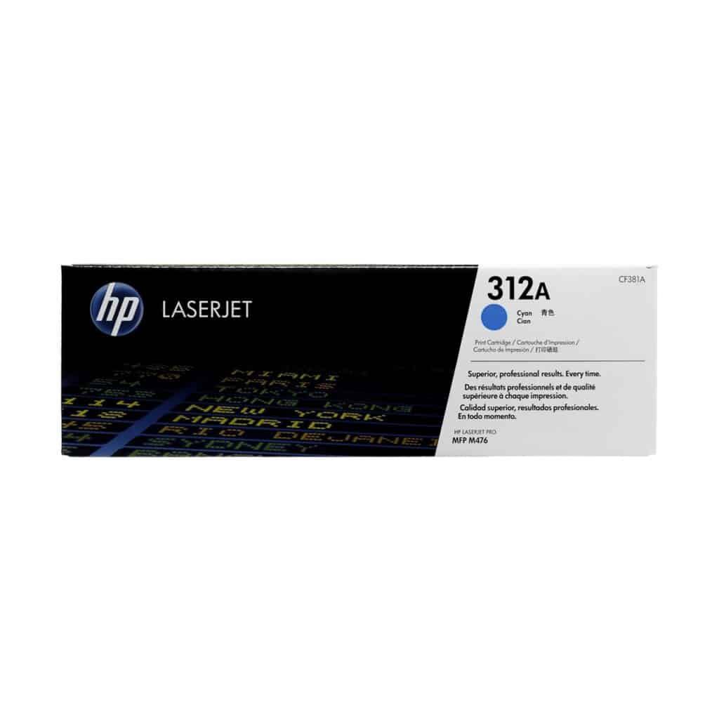 HP 312A Cyan CF381A LaserJet Toner Cartridge Hivebridge