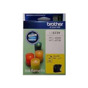 Brother LC-673Y yellow ink cartridge