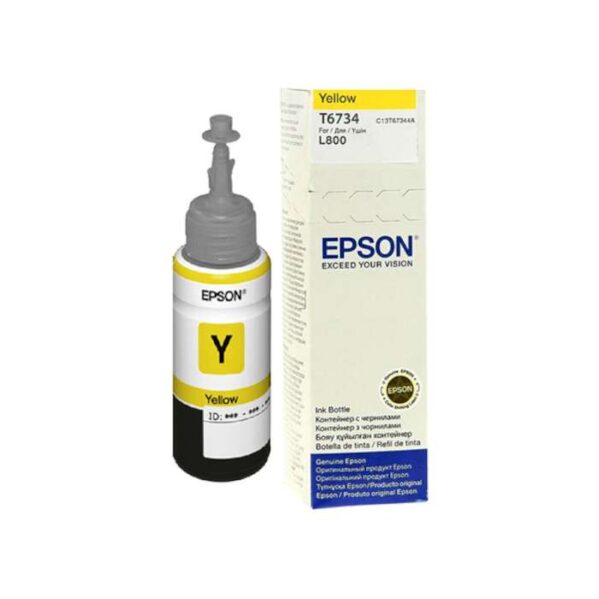 Epson T6734 Yellow ink bottle