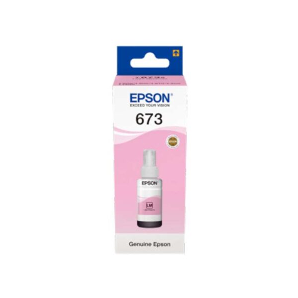 Epson T6736 light magenta ink bottle